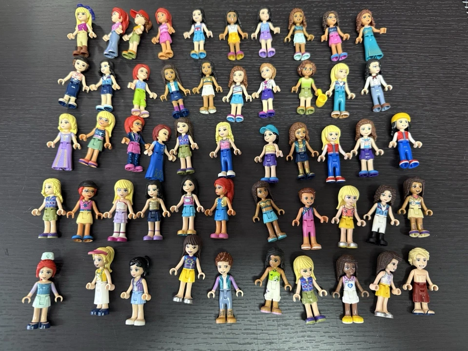 Authentic LEGO Friends Minifigure Lot Of 50 Friend Figures - Image 1 of 4