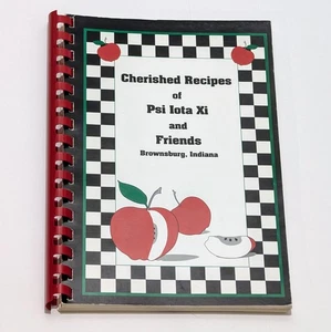 Cherished Recipes Of Psi Iota Xi Sorority Brownsburg Indiana IN Vintage Cookbook - Bild 1 von 6