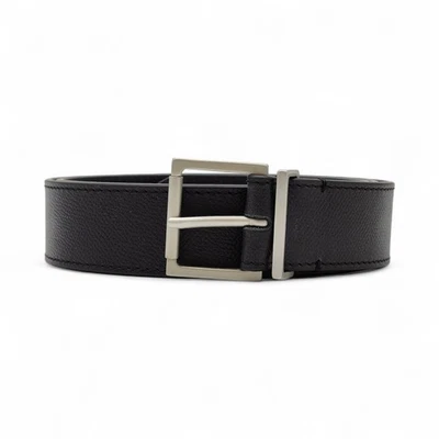 Cinturón de cuero de becerro para hombre Maison Margiela S35TP0399 negro 90 cm - nuevo Foto 1 de 4