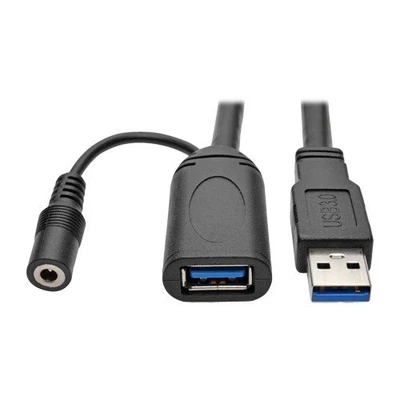Tripp Lite 20M USB 3.0 Active Superspeed Extension Repeater Cable USB-A M/F - Image 1 of 4