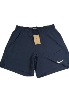 Pantalones cortos de tenis Nike para hombre talla L Court Advantage Dri-FIT 7" FD5336-451 azul marino - Imagen 1 de 5
