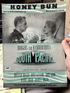 M Mitzi Gaynor Movie Sheet Music SOUTH PACIFIC ‘Honey Bun’ - Picture 1 of 1
