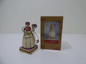 Jim Shore Heartwood Creek Winter Blossoms Snow Woman w/Flowers 4010358BS - Picture 1 of 8