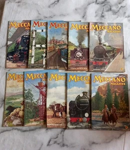 Meccano magazine x 10, Vintage Magazines, Bundle Job Lot (B2) - Picture 1 of 11