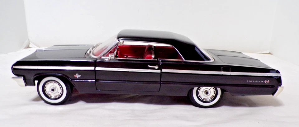 ERTL American Muscle 1964 CHEVY IMPALA SS 409 - 1:18 - Black - No Box - Image 1 of 4