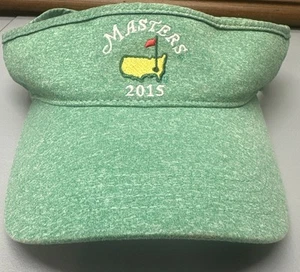 2015 Masters Golf Green Visor Hat Cap Masters PGA By American Needle - Picture 1 of 4