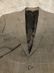 Blazer Jos A Bank Para Hombres 48L Lana Seda Cuadros Abrigo Deportivo Chaqueta Clásico Formal - Imagen 1 de 12
