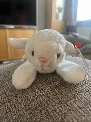 BNWT Retired Ty Beanie Baby Plush Fleece the Lamb New Tagged Immaculate - Image 1 of 4