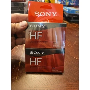 ¡NUEVO! Paquete de 2 cintas de casete de grabación de audio Sony High Fidelity HF 90 minutos - Imagen 1 de 2