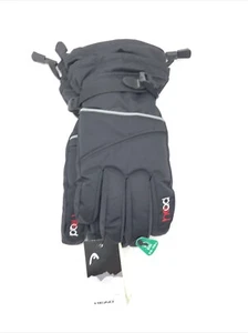 Head Brand Waterproof DuPont Gloves Size X-LargeXL (14-16) Black NWT - Picture 1 of 7