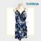 NWT SPEECHLESS Women?s faux wrap dress, XL riffle and bow