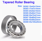 1pcs Tapered Roller Bearing 30302 30303/4/5/6/7/8/9 ID15-45mm Quality Bearing