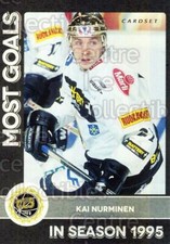 2013-14 Finnish Cardset Most Goals #19 Kai Nurminen