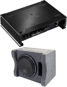 Kenwood X5021 12" Pre-Loaded Subwoofer Enclosure w/ X5021 300W Mono Amp - Picture 1 of 1