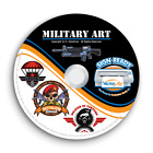 MILITARY ARMY NAVY CLIPART -VECTOR CLIP ART + T-SHIRT DESIGN TEMPLATES+EMBLEM CD