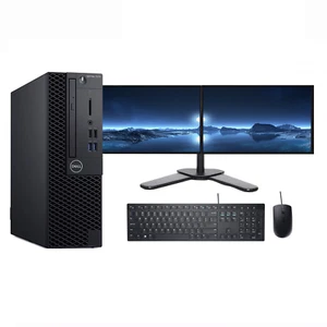 Dell OptiPlex 3070 PC  i3 9th Gen  32GB RAM 512GB SSD Win11  2 x 22" Monitors - Picture 1 of 12