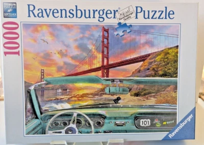 Ravensburger 1000 Piece Puzzle "Golden Gate" 2017 Large Pieces  27 x 20  Germany - Image 1 of 4