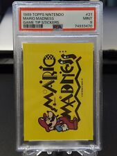 1989 Topps Nintendo Game-Tip Stickers MARIO MADNESS PSA 9 #21