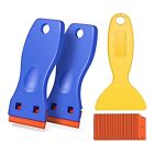 2X(3Pack Plastic  Blades Scraper Tool  Sticker Removal6778