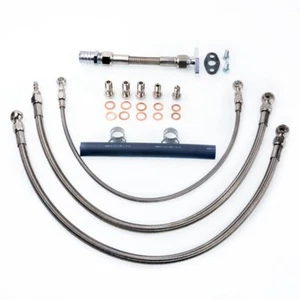 Fits RB20DET RB25DET w/ Garrett GT2560R GT2871R Top Mount Oil and Water Line Kit - Picture 1 of 5
