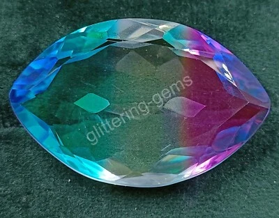 Gemas sueltas transparentes certificadas IGL 18,91 CT marquesa ametrino bi color M25 Foto 1 de 4
