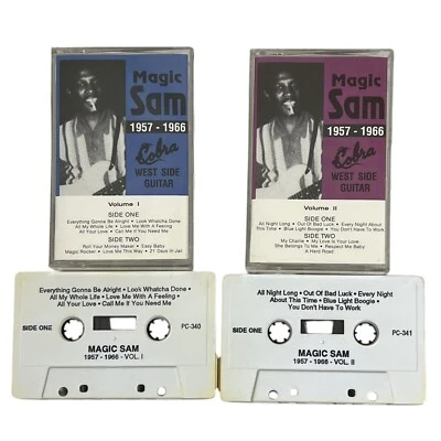 Magic Sam 1957 1966 West Side Guitar  Cassette Tape Volumes 1 & 2 Paula Records - Image 1 of 2
