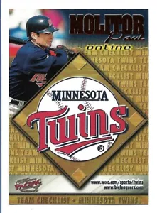 1998 Pacific Online Red Paul Molitor #442 Team Checkliste - Minnesota Twins - Bild 1 von 2