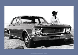Ford Fairmont XW Art Print – 1969 3.6 Litre Motor Falcon – 2 sizes Poster - Bild 1 von 4