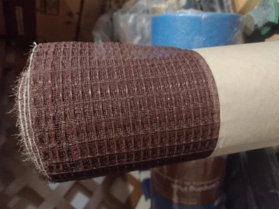 New 17.5''X13'' Brown/Oxblood Style Grill Cloth For Head Cab & Others - Image 1 of 4