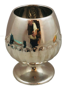 Royal Winton Grimwades silver lustre pottery large cup / goblet / vase 14cm