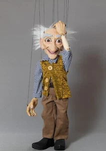 Marionette Grandpa - Handmade Original Puppet - Picture 1 of 10