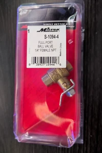 Milton S1094-4 Valvola a sfera 1/4" x 1/4" FNPT. Spedizione veloce e gratuita! - Foto 1 di 2