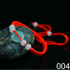 Jade Beads Braided Success Moral Amulet Good luck Red String bracelet with Stone