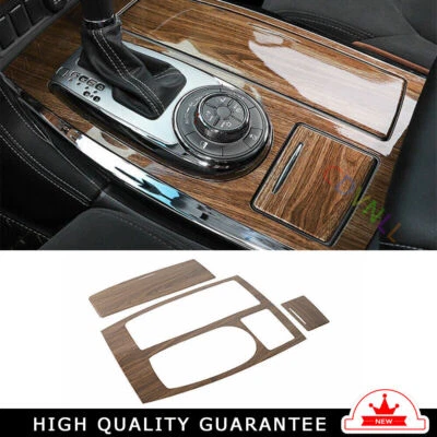 Cubierta de marco de cambio de marchas de consola apta para Nissan Armada Y62 2017-20 grano de madera Foto 1 de 4