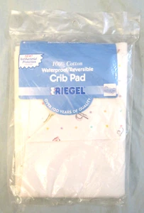 Almohadilla para cuna de bebé RIEGEL impermeable alfabeto ABC 27”x 36” NUEVO EN PAQUETE EE. UU. - Imagen 1 de 8