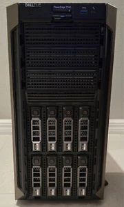Dell PowerEdge T340 Tower Server Intel E-2226G 3.40 GHz 16GB Ram HBA330 1TB HD - Picture 1 of 5
