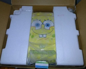 De colección Bob Esponja Pantalones Cuadrados AM FM Radio Boombox Reproductor de CD Cassette #SB265 Nuevo - Imagen 1 de 7