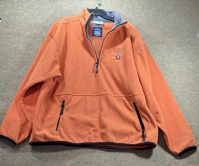 Disney Imagineering XL Devon & Jones Naranja Polar Pullover Vellón 1/2 Cremallera Foto 1 de 4