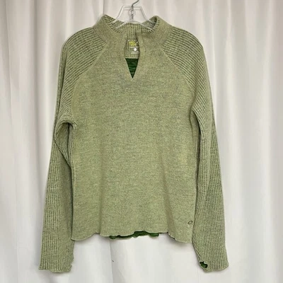 Mountain Hardware Womens L Wool Blend Ribbed Pullover Sweater Outdoor - Image 1 of 4