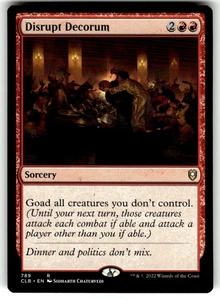 Disrupt Decorum Commander Legends: Battle for Baldur's Gate Regular MTG - Picture 1 of 2