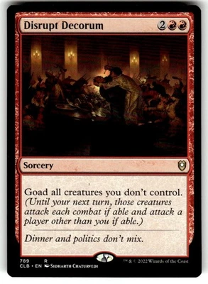 Disrupt Decorum Commander Legends: Battle for Baldur's Gate Regular MTG - Image 1 of 2