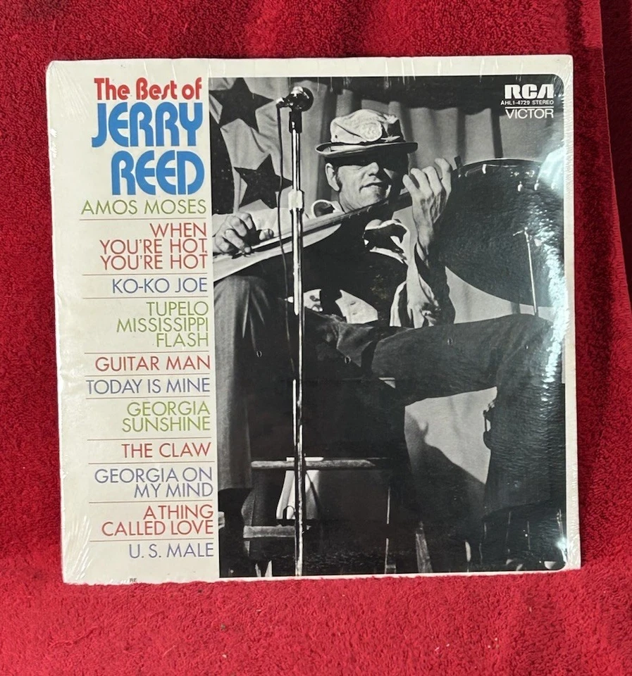1975 Best of Jerry Reed RCA Victor LSP 4729 Stereo Vinyl LP Folk & Country Music - Image 1 of 3