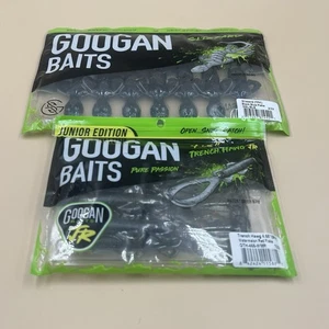 Googan Baits Slizzard 7” Black Blue Flake & Trench Hawg JR 4,65” Watermelon Red  - Bild 1 von 5