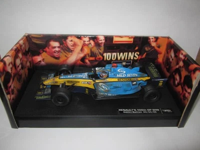 Hot Wheels Renault R25 1/18 100 Wins Box Fernando Alonso Bahrain GP 2005 - Immagine 1 di 4