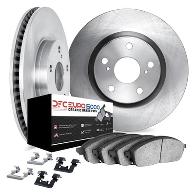 For Audi SQ5 14-17 DFC Plain Rear Brake Kit w 5000 Euro Ceramic Brake Pads - Image 1 of 2