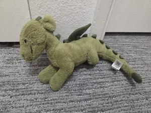 Jellycat Monty Drache kleines grünes Plüschtier Stofftier # 3435 11 Zoll lang SELTEN RARITÄT - Bild 1 von 4