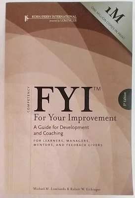 FYI For Your Improvement 5th Ed Korn Ferry | Leadership Development Guide *NEW* - Image 1 of 3