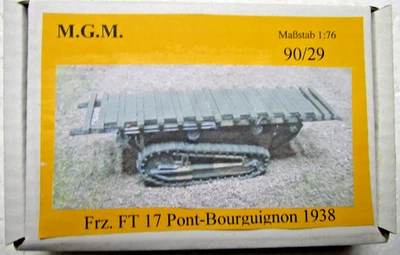 Bausatz frz. FT 17 Brückenleger  von MGM 90/29 im Maßstab 1/72 - Bild 1 von 4