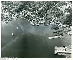 ORIGINAL B&W WARNER BROS AERIAL VIEW SET LOCATION PHOTO #32 - Picture 1 of 1