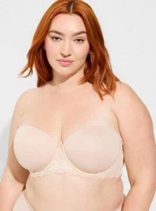 Sujetador push up convertible sin tirantes Torrid Bombshell Everyday talla grande 40DDD desnudo - Imagen 1 de 11